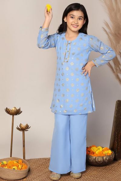 Floral Kurta With Palazzo