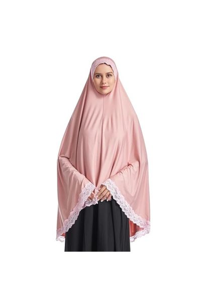 Stretchable Jersey Jilbab Cum Prayer khimar Hijab