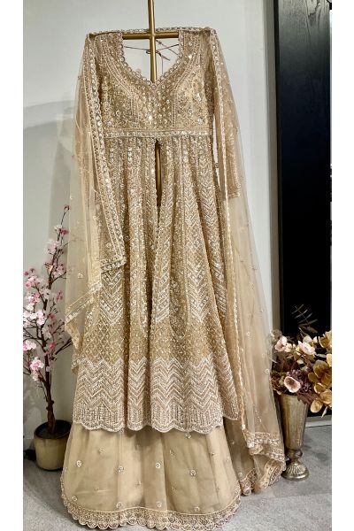 Champion colour front open lehenga 