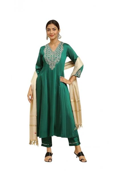 Women Kurta Pant With Dupatta Set