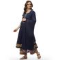 Cotton Anarkali Kurta Palazzo Suit Set