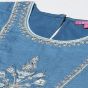 Girls Straight Kurta Palazzo Suit Set