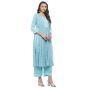 Women Rayon Gathered Suit Set