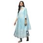 Women Cotton Anarkali Kurta Churidar Suit Set