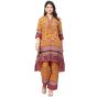 Women Asymmetric Kurta Palazzo Suit Set