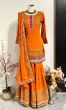 Bright Orange Gharara