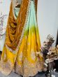 Multi Colour Dola Silk Lehenga