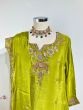 Lime Green Silk  Sharara