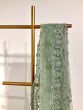 Mint green net saree