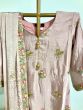 Dusty pink silk sharara