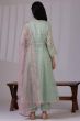 Women's Flared Kota Kurta and Pant with Dupatta Set