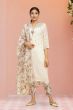 Women's Straight Kurta Sets With Slim Pants & Dupatta