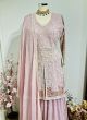 Light Pin k Georgette Peplum Sharara