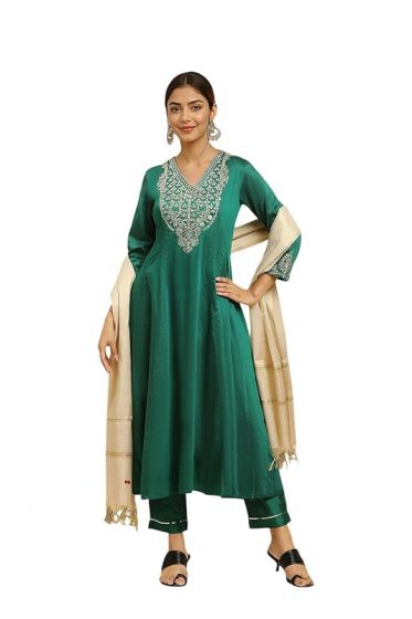 Women Kurta Pant With Dupatta Set