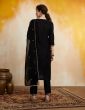 Women's Embroidered Kurta Set with Organza Dupatta