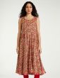 Women Double Layered Kurta Churidar Suit Set
