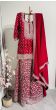 Deep Pink Gorget Lehenga With Long Choli