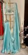 Light Blue Satin Silk Saree