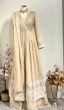 Beige Front open Sharara