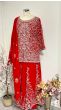Red Short Kameez Sharara