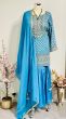 Sky Blue Beneras Gharara