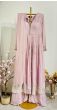 mauve purple gorget long sharara