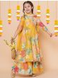 Floral Printed Sharara Dress Set