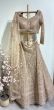 Gold Lehenga With Cut Beads Embrodery